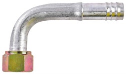 JEGS 130244: -10 AN to 5/8 in. Hose 90 Degree Barbed Heater Fitting - JEGS High Performance JEGS 130244: Heater Fitting [-10 AN... 