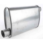 JEGS 300002: Turbo Muffler [2 1/4 in.] Offset/Offset - Reversible - JEGS High Performance
