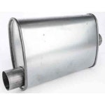 JEGS 300010: Turbo Muffler [2 1/2 in.] Offset/Centered - Reversible - JEGS High Performance