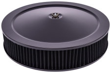JEGS 500064: Air Cleaner Assembly | Smooth Top | Black Powder... JEGS 500064: Air Cleaner with Smooth Top 14 in. x 3 in. [Black... 