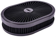 JEGS 500082: Oval Flow-Thru Air Cleaner Assembly | 11.5 in. x 2... JEGS 500082: Oval Flow-Thru Air Cleaner Assembly 11.5 in. x 2... 