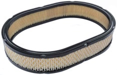 JEGS 500094: High Flow Paper Filter Element Oval 11 3/8 in. L x 8 1/4 in. W x 2 in. H [White] - JEGS High Performance