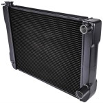 JEGS 52058: Double Pass Racing Radiator | 2 Row | 1 in. Tubes | 1 1/2 in. Top Inlet | 1 3/4 in. Bottom Outlet | 1 in. Tubes... 