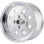 JEGS 66010: Sport Lite 8-Hole Wheel | Size: 15 x 7 | Bolt Pattern: 4 x 4.25 | Cast Aluminum | Polished Finish - JEGS High... 