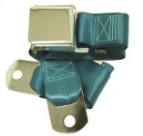 Retrobelt 258-MTQ-60-21: Medium Turquoise 2-Point Aviation Lap Belt w/Hardware | JEGS Retro Belt 258-MTQ-6021: 2-Point Aviation... 