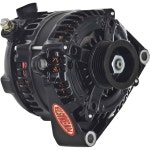 Powermaster 854009: GM 12si-Style Alternator Black 3-Wire, Serpentine Pulley - JEGS High Performance