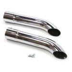 Patriot Exhaust H3818: Side Tube Turnouts With Muffler Chrome | JEGS