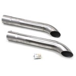 Patriot Exhaust H3821: Side Tube Turnouts With Muffler Uncoated | JEGS