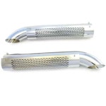Patriot Exhaust H3824: Shielded Side Tube Turnouts With Muffler Chrome - JEGS High Performance