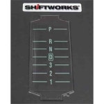 Shiftworks S120: 4-Speed Overdrive Automatic Shifter Indicator Lens 1968-1969 Chevy Camaro - JEGS High Performance