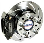 Strange Engineering B1722WCM: Pro Race Steel Rear Brake Kit 2005-2014 Mustang 8.8 Housing Ends | JEGS