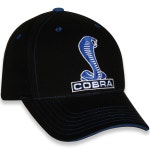 Checkered Flag Sports G1892: Cobra Logo Hat | Regular Twill... Sports G1892: Cobra Logo Twill Hat - Black/Royal Blue - JEGS High... 