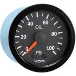 VDO 150-107: Vision Oil Pressure Gauge 2-1/16 mechanical - JEGS High Performance