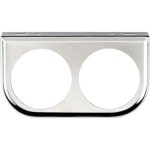 VDO 240-035: 2 Gauge Mounting Bracket For 2-1/16 Gauges Chrome - JEGS High Performance