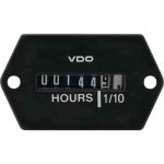 VDO 331-536: 2-Hole Flange Hourmeter 12-60V - JEGS High Performance