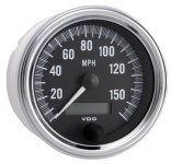 VDO 437-354: Series 1 160MPH 3 3/8 Electronic Speedometer with Autocalibration - JEGS High Performance