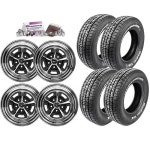 Wheel Vintiques MUSTMAG50015: 15 Magnum 500 Wheel & Tire Kit 1965-73 Mustang w/5-lug Includes - JEGS High Performance