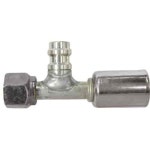 Vintage Air 35511-VUG: Beadlock O-Ring Hose End Fitting With 134a Service Port - JEGS High Performance