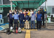 효돈동주민자치위원회 코로나19 방역활동 - 사이버주민자치센터 효돈동주민자치위원회 코로나19 방역활동 | 제주특별자치도청