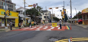 동홍동주민자치위원회, 어린이 교통안전 캠페인 전개 - 사이버주민자치센터 동홍동주민자치위원회, 어린이 교통안전 캠페인 전개... 