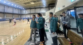 보도자료 > “도민이 안심하고 운동할 수 있도록” 전북자치도, 전주 실내배드민턴장 안전 점검 실시 - 상세보기 | 뉴스룸