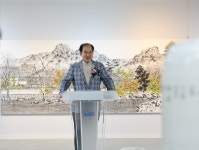 임농 하철경, 우계 박충호 작가 전시회 | 상세 | 현장스케치2 : 진도군 열린군수실