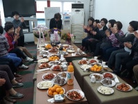 커뮤니티 - 포토갤러리 읽기(JJ골프아카데미 최금옥회원 싱글 달성 축하 기념)