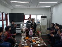 커뮤니티 - 포토갤러리 읽기(JJ골프아카데미 최금옥회원 싱글 달성 축하 기념)