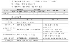 공지사항 읽기(2017학년도 동계 계절수업 실시) 전주대학교 부동산국토정보학과