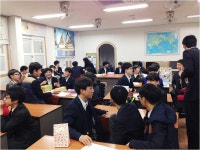 보도자료 > 조천중, 일본 자매결연학교 건국중학교 학생 방문 맞아 | 제주교육소식