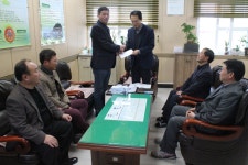 보도자료 > 대정중, 축구부 지원을 위한 학교발전기금 기탁 | 제주교육소식