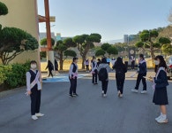 보도자료 > 제주동여중, 등굣길 생명존중 캠페인 활동 전개 | 제주교육소식