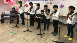 교육청소식 > 직속기관 > 서귀포학생문화원 청소년앙상블 바이올린단원 기로회 요양원 재능기부 봉사활동 | 제주교육소식