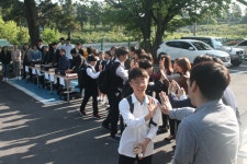 학교소식 > 중학교 > 안덕중, 학부모와 함께하는 등교맞이 맛있는 아침, 행복한 하루 | 제주교육소식