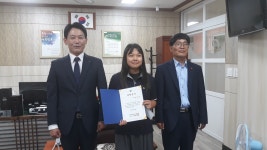 학교소식 > 중학교 > 한라중, 제주은행 연북로지점 지원 장학금 전달 | 제주교육소식