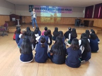 학교소식 > 중학교 > 한림여중, 주현정과 함께하는 스포츠스타 체육교실 운영 | 제주교육소식