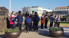 학교소식 > 전체 > 서귀서초, 아침 등굣길 ‘하・하 프로젝트’ 운영 | 제주교육소식