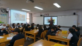 학교소식 > 중학교 > 효돈중, 독서의 향기로 물들다. | 제주교육소식