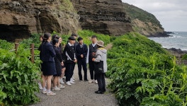 학교소식 > 중학교 > 고산중, 느영나영 곱들락한 우리마을 돌아보기 프로그램 운영 | 제주교육소식