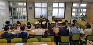 학교소식 > 유치원/초등학교 > 화북초, 교직원 대상 코로나-19 모의훈련 실시 | 제주교육소식
