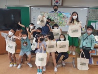 학교소식 > 유치원/초등학교 > 하도초, 3학년 마을 지도를 제작하여 에코백으로 만들다. | 제주교육소식