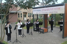 학교소식 > 중학교 > 안덕중, 등굣길 깜짝 힐링 작은 연주회 | 제주교육소식