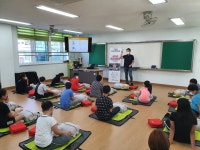학교소식 > 유/초등학교 > 법환초, “4분의 기적! 골든타임을 사수하라.” 두근두근 생명지킴이 심폐소생술 교육 실시 |  제주교육소식