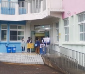 학교소식 > 유치원/초등학교 > 서귀서초, 안전하고 행복한 학교 만들기, 등교맞이 캠페인(하-하 프로젝트) 실시 | 제주교육소식