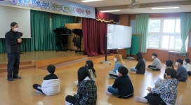 학교소식 > 유치원/초등학교 > 하도초, 개교 100주년 기념 선배와의 대화의 시간 운영 | 제주교육소식