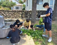 학교소식 > 전체 > 가마초, 친환경 먹거리 열무김치 만들기 체험 실시 | 제주교육소식