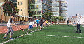 학교소식 > 유치원/초등학교 > 아라초, 아라의 전통, 교기 사랑 교육(연식정구) 실시 | 제주교육소식