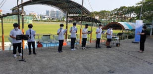학교소식 > 중학교 > 한림중학교, 자율동아리<음악공간반> 음악과 함께 여는 등굣길 공연 실시 | 제주교육소식
