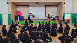 학교소식 > 유치원/초등학교 > 효돈중, 친구들과 함께하는 학생자치 우정게임으로 학교폭력을 예방한다. | 제주교육소식