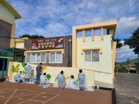학교소식 > 유치원/초등학교 > 성읍초, 학교 놀이마당 벽화그리기로 새로워지다 | 제주교육소식